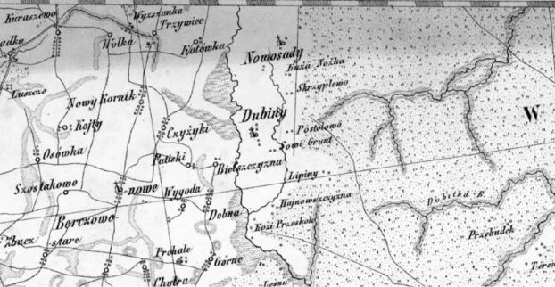 
Sowi Grunt na XIX-wiecznej niemieckiej mapie Reymana
