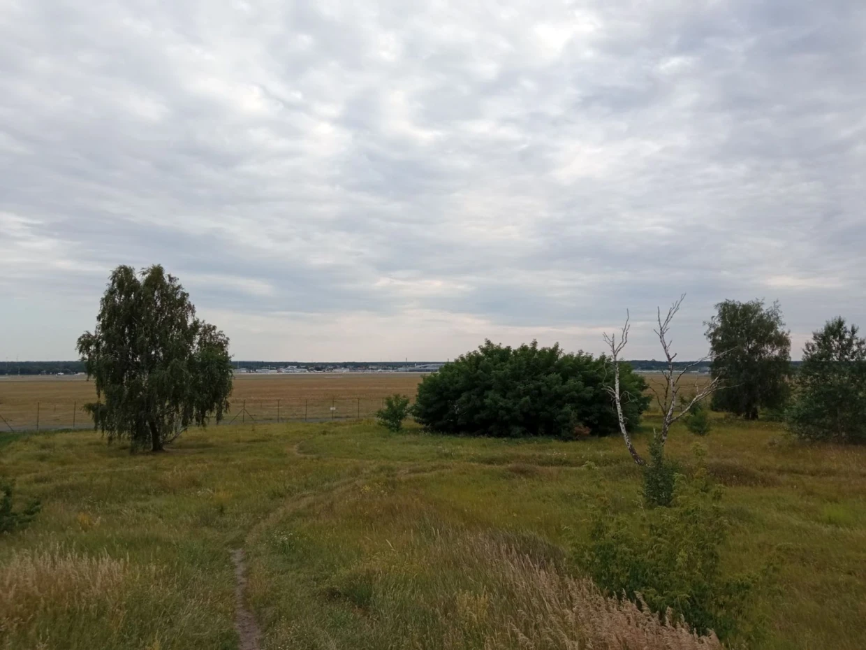 Widok ze Wzgórza Berlińskiego na tereny lotniska Ławica. Fot. Bartosz Świątek