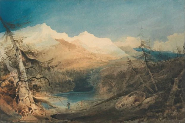 
John Sell Cotman, Krajobraz z północnej Walii, 1802. Fot. Google Art Project, domena publiczna
