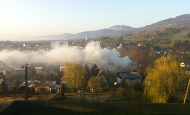 Smog w Bystrej. Fot. Bartosz Skwarna