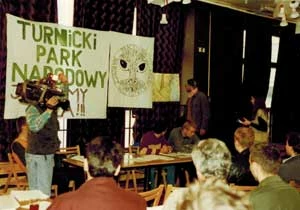 
Konferencja w sprawie problemów dotyczących tworzenia Turnickiego PN, Rzeszów, kwiecień 1997 r. Fot. Jacek Zachara
