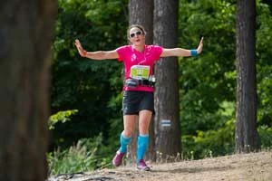 W lesie i wokół jeziora, Maraton Wigry. Fot. Piotr Dymus