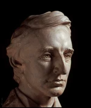 Henry D. Thoreau, praca Waltona Ricketsona z 1898 r. (tynk, farba). Dar od Waltona Ricketsona i Anny Ricketson z 1929 r., z kolekcji Concord Muzeum. Fot. David Bohl