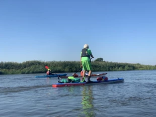 „Spływ Olo”, Odra na wysokości Gryfina. Fot. Bogumił Jareck