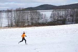 
Bieganie jest świetną formą kontaktu z przyrodą o każdej porze roku. Zima bywa zaskakująca! Fot. Anna Szeliga
