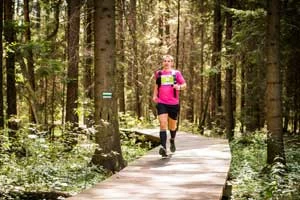 Piękne trasy do biegania to urok Maratonu Wigry. Fot. Piotr Dymus