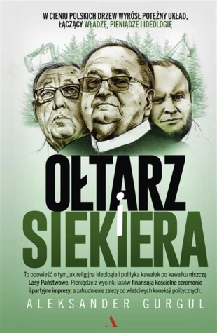 „Ołtarz i siekiera” – okładka książki