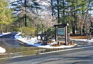 
Wjazd do Walden Pond State Reservation. Fot. Anna Patejuk
