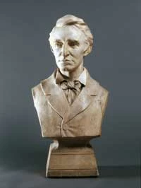 Henry D. Thoreau, praca Waltona Ricketsona z 1898 r. (tynk, farba). Dar od Waltona Ricketsona i Anny Ricketson z 1929 r., z kolekcji Concord Muzeum. Fot. David Bohl