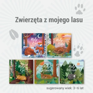 Cała seria książeczek Joanny Kowalczyk-Bednarczyk, wszystkim patronowaliśmy.