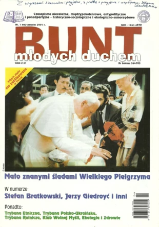 Okładka pierwszego numeru „Buntu Młodych Duchem”