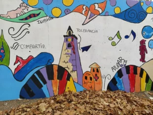 Tolerancja, mural, Hiszpania