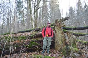 Wizyta w rezerwacie ścisłym w Białowieskim Parku Narodowym, 10 listopada 2012 r. Fot. Adam Bohdan