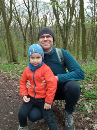 Wyprawa z synem Ignacym w poszukiwaniu kokoryczowych dywanów. Fot. Bartosz Świątek