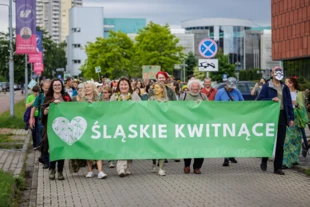 II Marsz Śląskiej Przyrody na ulicach Katowic. Fot. Przemysław Jendroska
