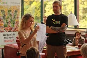 Warsztaty mapowania wegańskich lokali w Bielsku-Białej. Fot. Wege-tu