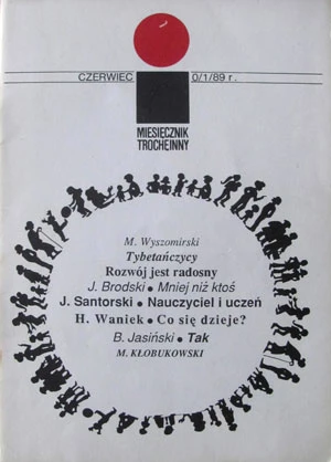 Miesięcznik Trochę Inny „i”, który redagował Bolesław Rok, publikował teksty Janusza Korbela. Okładka wydania „zerowego” pisma z 1989 roku.