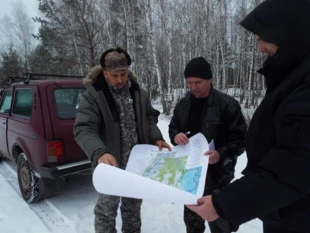 Wyszukiwanie gniazd rzadkich ptaków chronionych w Miżryczeńskim Regionalnym Parku Krajobrazowym. Fot. Archiwum KCE-K