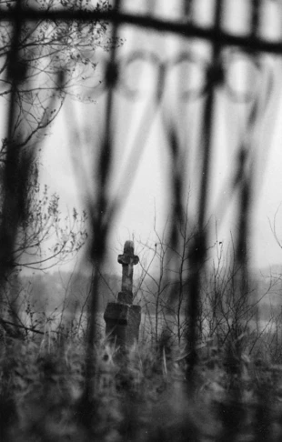
Nagrobek na cmentarzu bojkowskim w Dźwiniaczu. Fot. Jacek Zachara
