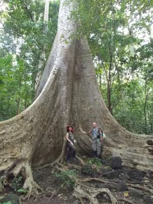 Autor z żoną w Cat Tien Natinal Park. Fot. Rusłan Giczewska