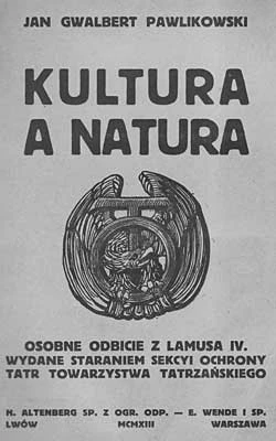 
„Kultura a natura” – wydanie z 1913 roku
