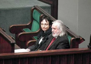 Przedstawiciele obywatelskiego komitetu w ławach sejmowych. Fot. Marek Broniarek