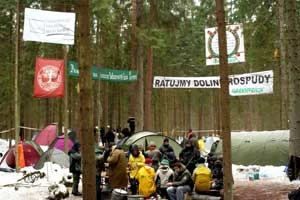 Obóz nad Rospudą. Fot. Radosław Ślusarczyk