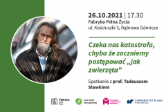 Prof. Tadeusz Sławek gościem 72 spotkania Klubu Myśli Ekologicznej w Katowicach