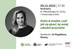 Magdalena Płonka w 80 spotkaniu Klubu Myśli Ekologicznej