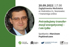 Marcin Popkiewicz w 77 spotkaniu Klubu Myśli Ekologicznej