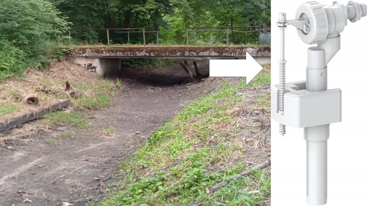 Jeden z kluczy do ochrony mokradeł, znajduje się w... spłuczce. Kilka obrotów niewielkiej śruby to tysiące litrów oszczędności zużywanej bez sensu wody. Fot Danuta Jermaczek