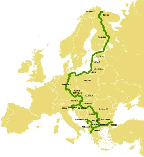 Rysunek 2. Zielony Pas Europy.