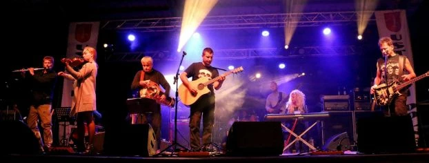 Koncert na rynku w Sanoku – Matragona Orkiestra Jednej Góry z KSU, 2017 r. Fot. T. Sowa