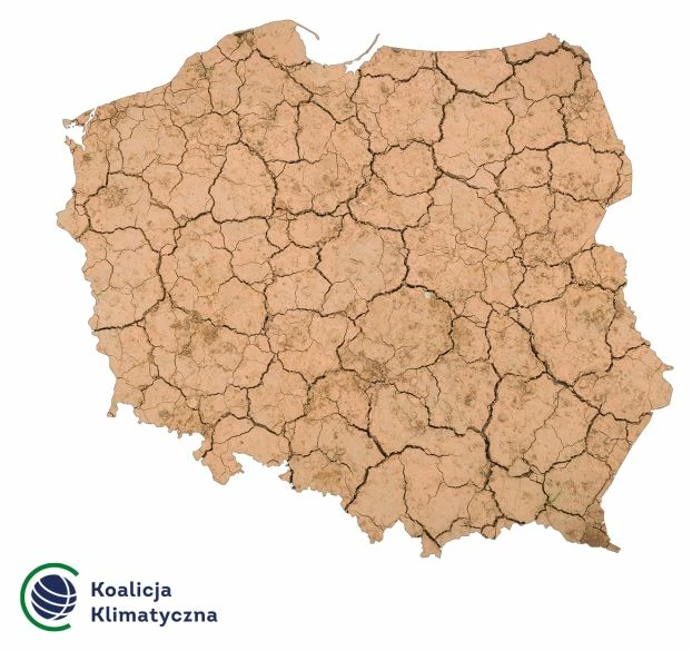 
Infografika „Polska wysycha”. Źródło: Koalicja Klimatyczna

