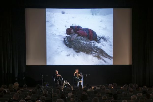Spotkanie z Agnieszką Holland odbyło w żywieckim kinie Janosik, 5 marca 2017 r. Fot. Piotr Trzmielewski