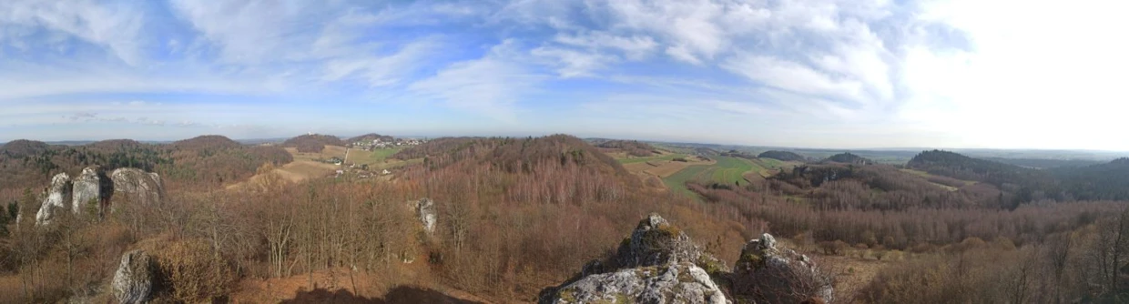 Podlegająca silnej presji urbanizacyjnej Ostoja Środkowojurajska. Fot. Łukasz Bartuszek