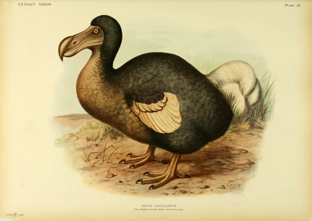 Dront dodo (Raphus cucullatus) jeden z ponad 1100 niewątpliwie wymarłych gatunków w czasach historycznych. Nie miał żadnego podgatunku, czy populacji żyjącej w innym miejscu, która pozwoliła by go uratować jako gatunek. Jest jak błękitna papuga u Monty Pythona – wymarły, definitywnie nie żywy, były... To nie to samo co gatunki zagrożone, czy skrajnie rzadkie. Fot. Wikimedia Commons