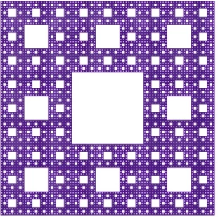 Wikipedia.org by Karocks Orkay – one of the steps of Sierpinski carpet, CC BY-SA 3.0 en.wikipedia.org/wiki/Sierpinski_carpet