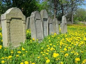 Macewy na kirkucie w Dukli. Fot. Dagmara Stanosz