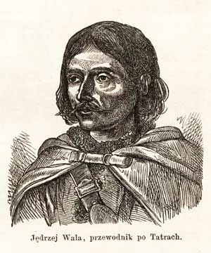 „Jako wzór przewodników po górach przedstawić mogę dwóch górali w Zakopanem Jędrzeja Walę i Macieja Sieczkę, niegdyś najsłynniejszych skrytostrzelców, którzy goniąc za kozami i świstakami mieli czas i sposobność poznać się dobrze z każdym prawie zakątkiem tatrzańskim, gdzie tylko się utrzyma ludzka stopa”. Ilustrowany Przewodnik do Tatr, Pienin i Szczawnic. Pisał i ilustrował Walery Eljasz, Poznań 1870