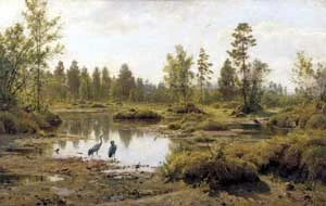 
Bagna poleskie, mal. Iwan Szyszkin, 1890 r.
