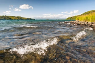 Rzeka Kronocka wypływa z Jeziora Kronockiego. Fot. Natalia Sudets