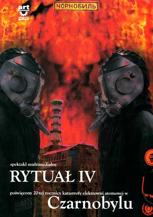 Okładka spektaklu multimedialnego „Rytuał IV”