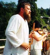 Bogdan Bracha, koncert Komańcza, 2002 r. Fot. Grzegorz Bożek