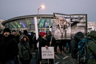 Z apelem o rezygnację z budowy elektrowni na Marszu dla Klimatu podczas szczytu klimatycznego COP24 w Katowicach. Fot. Archiwum Pracowni