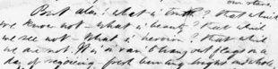 Fragment tekstu eseju Thoreau pt. „Sir Walter Raleigh”. Dzięki uprzejmości the Walden Woods Project Collection z Instytutu Thoreau przy Walden Woods