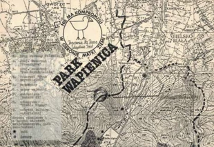 
Fragment roboczej wersji mapy Parku Wapienica, która znalazła się w dokumentacji opracowania projektu Zespołu Przyrodniczo-Krajobrazowego „Dolina Wapienicy”.
