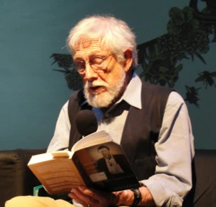 
Gary Snyder podczas spotkania w Krakowie, 16 maja 2013 r. Fot. Ismena Anandini Gallagher
