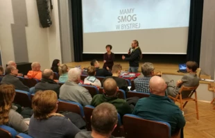 Spotkanie w Domu Kultury „Promyk” poświęcone smogowi w Bystrej, 22 stycznia 2018 r. Fot. Grzegorz Bożek