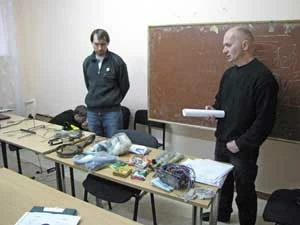 Prezentacja urządzeń kłusowniczych. Fot. Krzysztof Wojciechowski